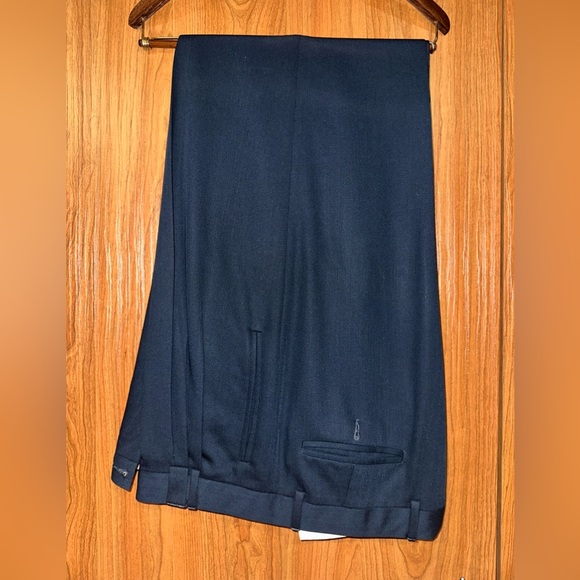 Pal Zileri - Men’s Suit & Pants - Navy Teal / Midnight - Size56 - Picture 2 of 9